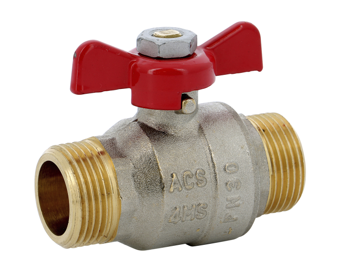 Sferaco Nickel Plated Brass Ball Valve, Ball Valve, Threaded, BSP 3/4in, 30bar Operating Pressure