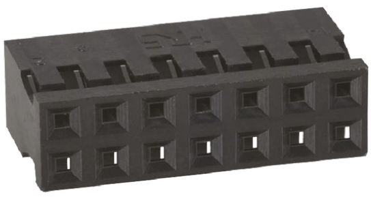 Hirose, A3B Female Connector Housing, 2mm Pitch, 14 Way, 2 Row