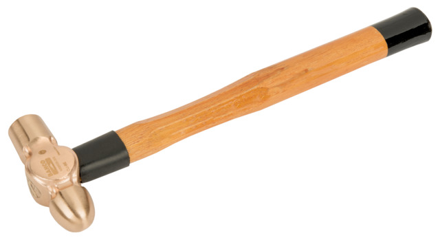 Bahco Beryllium Copper Ball-Pein Hammer with Wood Handle, 1.2kg