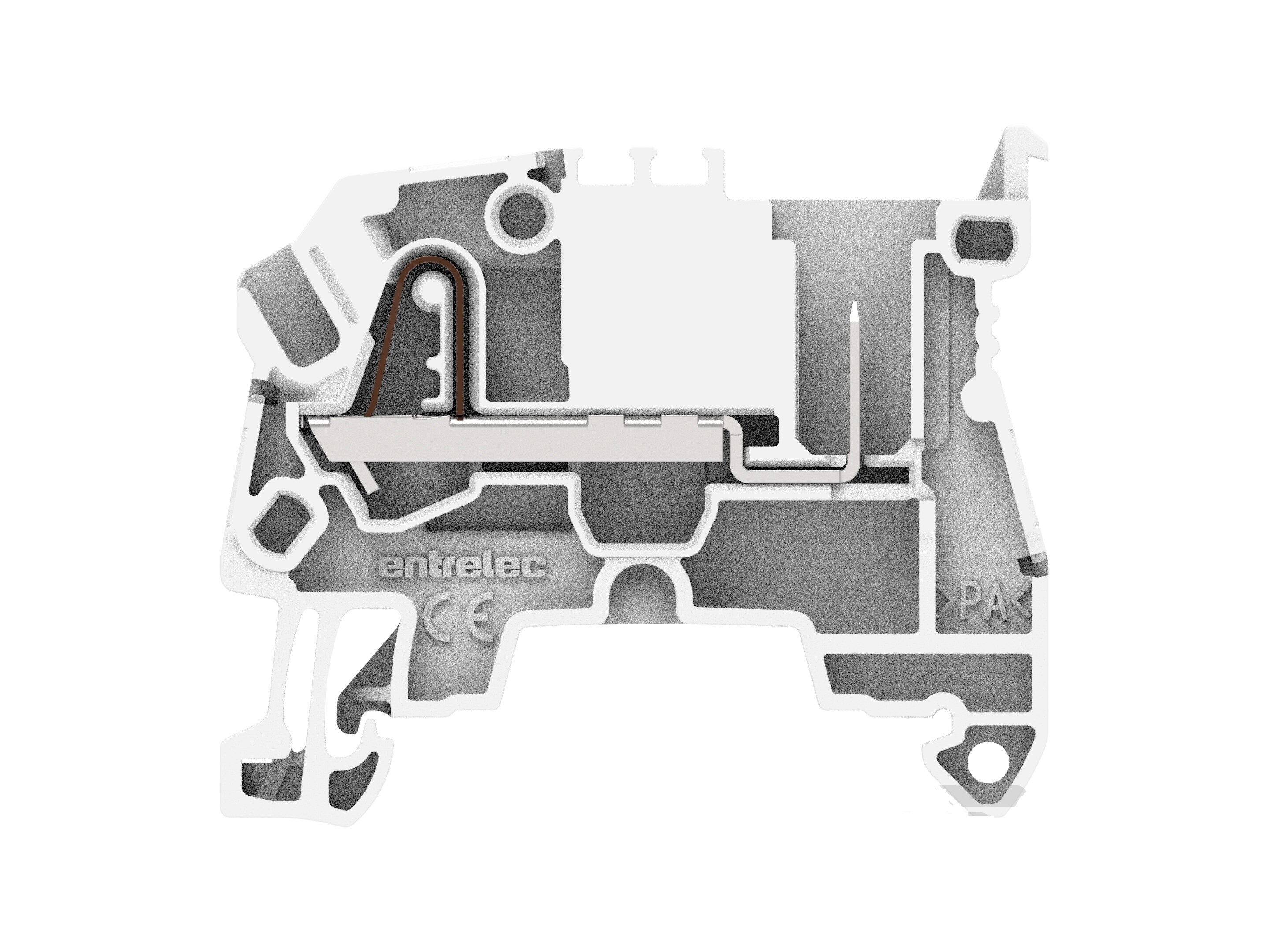 Entrelec 1SNK Series Pluggable Terminal Block, 2-Contact, 1-Row