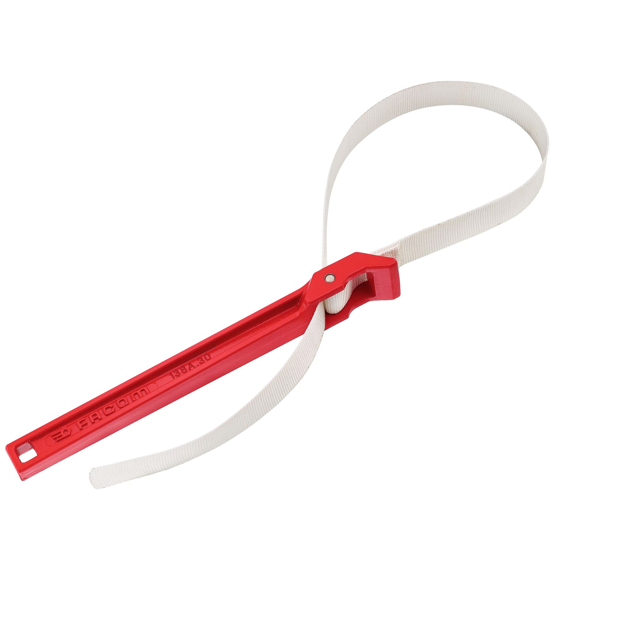 Facom Strap Wrench, 300 mm Overall, 60mm Jaw Capacity, Metal Handle