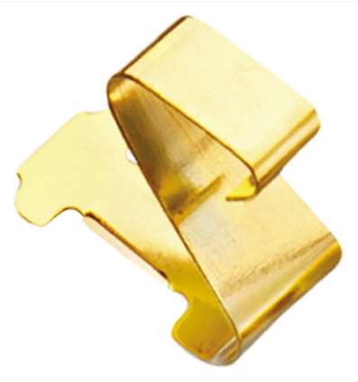 331211503040, Contact Finger of Gold Plated Beryllium Copper With Mounting Screw 5mm x 3mm x 4mm