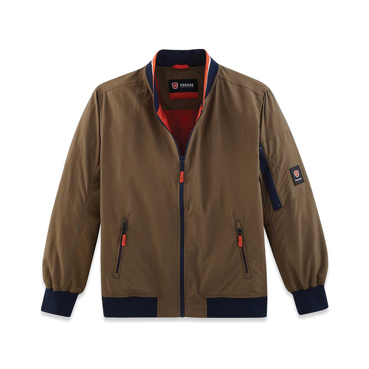 Parade OTTAWA Khaki, Abrasion Resistant, Tear Resistant Bomber Jacket, XL