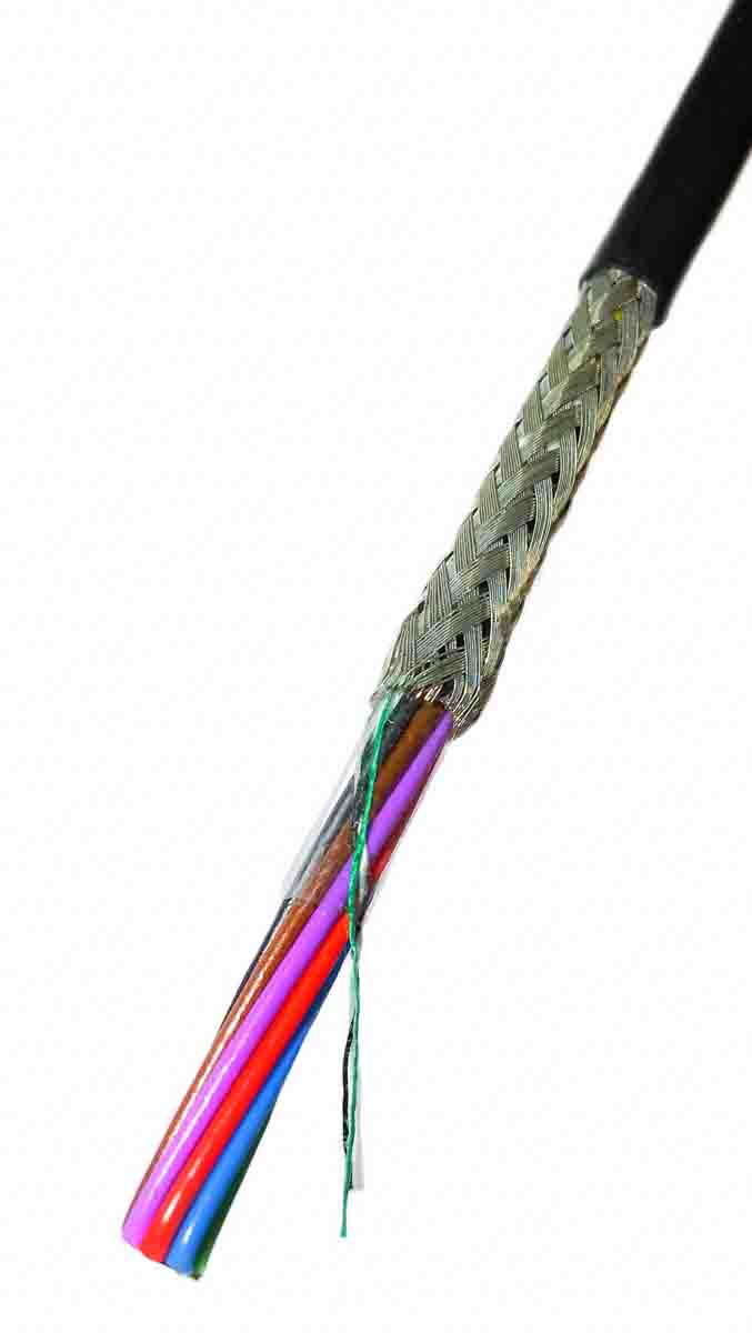 RS PRO Data Cable, 4 Cores, 0.22 mm², Unscreened, 24 AWG, 25m