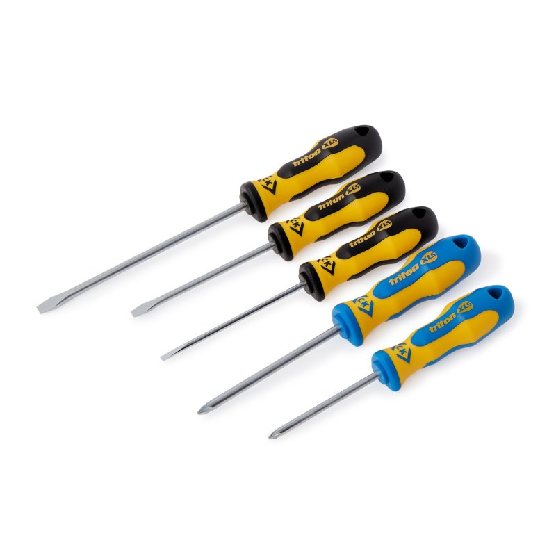 CK Phillips, Slotted Precision Screwdriver Set, 5-Piece, ESD-Safe