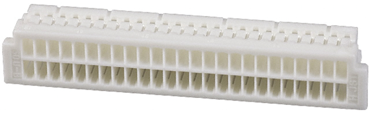 JST, SHD Female Connector Housing, 1mm Pitch, 50 Way, 2 Row Right Angle, Straight