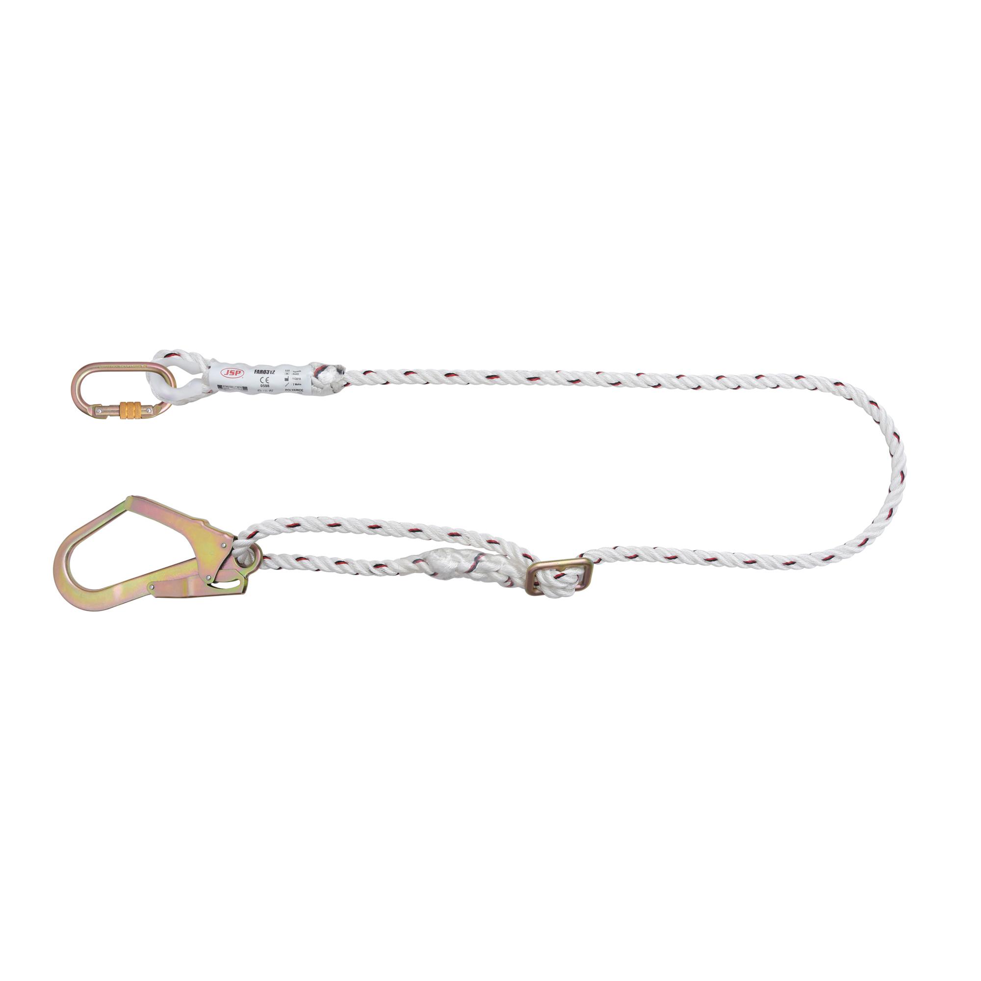 JSP 2m Work Positioning Work Positioning Lanyard Screw Karabiner Single