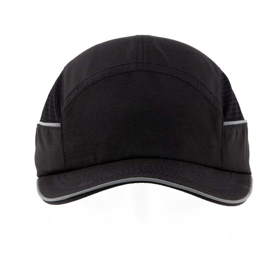 SURFLEX Black Standard Peak Bump Cap, ABS Protective Material