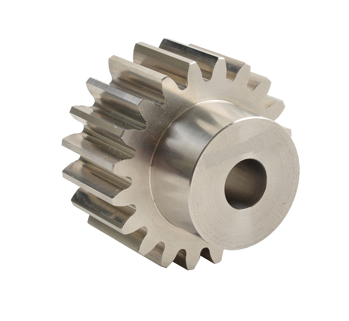 RS PRO Steel 16 Teeth Spur Gear, 0.5 Module, 3mm Bore Diam, 8mm Pitch Diam, 6mm Hub Diam
