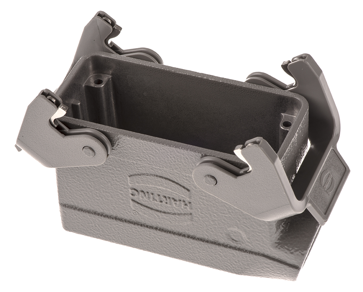 HARTING Han B Heavy Duty Power Connector Hood, Side Entry