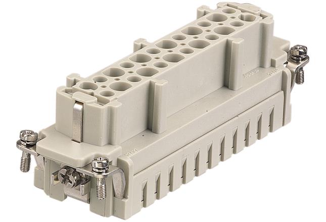 HARTING Han E Female 16A Inserts for use with Crimp