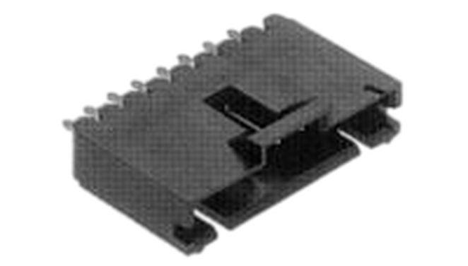 TE Connectivity AMPMODU MTE Series Right Angle Board PCB Header, 6 Contact(s), 2.54 mm Pitch, 1 Row, Shrouded