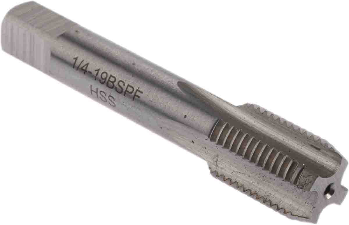 RS PRO Tap Set HSS 2-Piece BSPF Standard Hand Tap 1/4 BSPF Thread