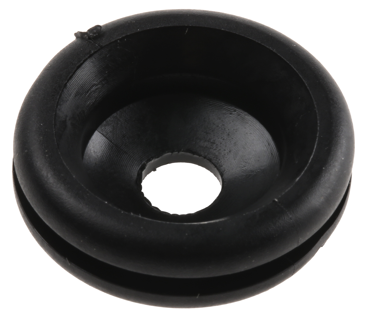 HellermannTyton HV Black PVC 18.5mm Cable Grommet for Maximum of 6mm Cable Dia. 633-04020 HV1402-PVC-FR-BK