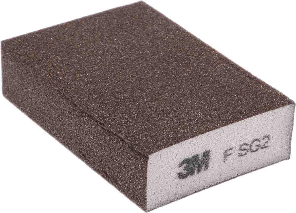 3M P400 Grit Very Fine Sanding Block, 100mm x 68mm