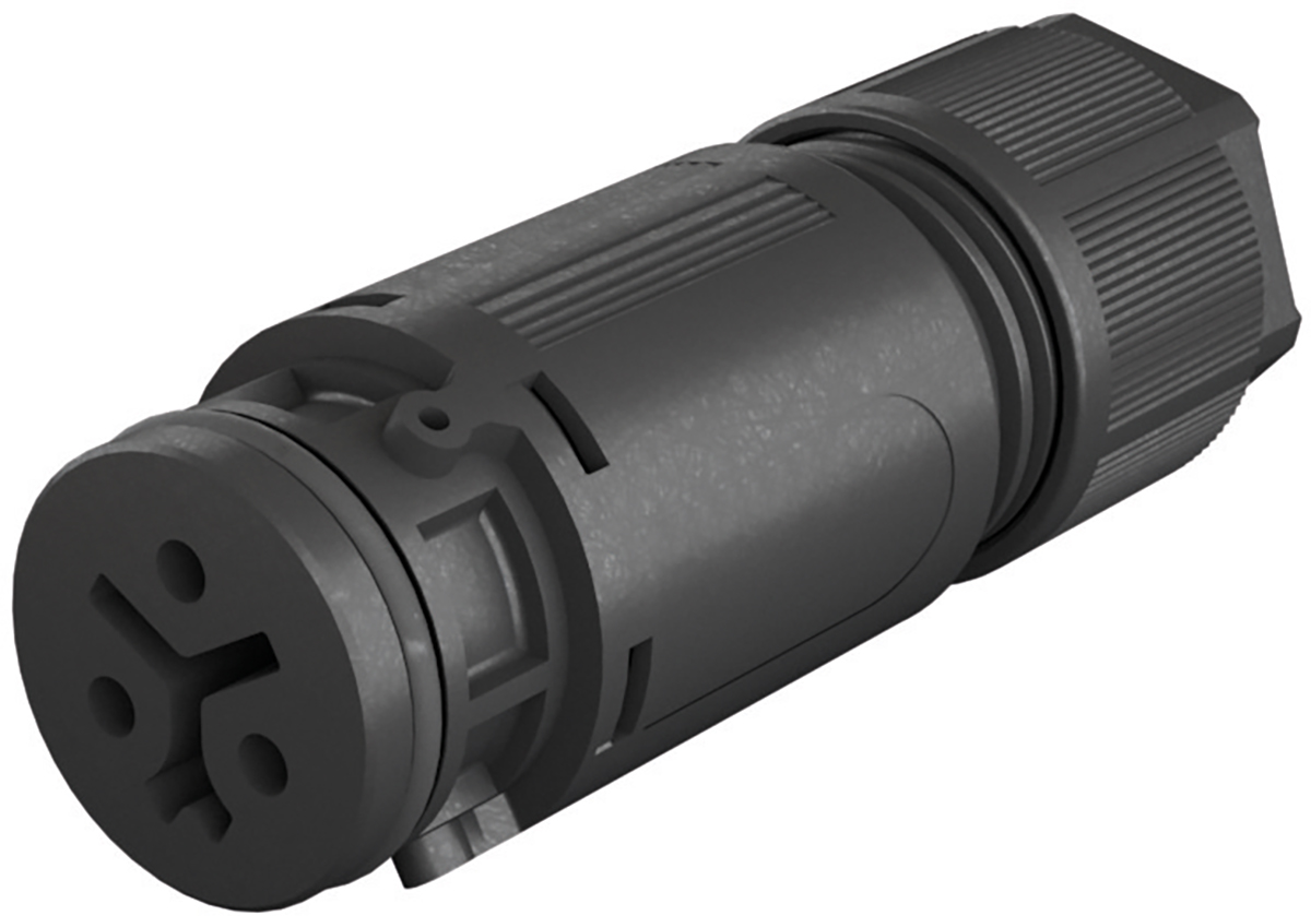 Wieland RST 08i2/3 Series Circular Connector, 2-Pole, Female, Cable Mount, 8A, IP66, IP68, IP69