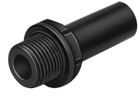 Festo CQ Series Straight Tube-to-Tube Adaptor, Push In 15 mm to Push In 15 mm, Tube-to-Tube Connection Style, 177707