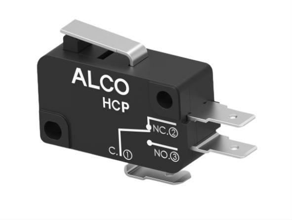 TE Connectivity Short Lever Snap Action Micro Switch, Quick Connect Terminal, 10A, SPDT