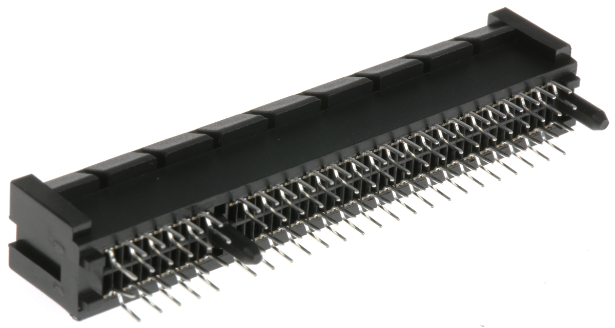 Samtec PCIE Series Female Edge Connector, Through Hole Mount, 98-Contacts, 1mm Pitch, 2-Row, Solder Termination