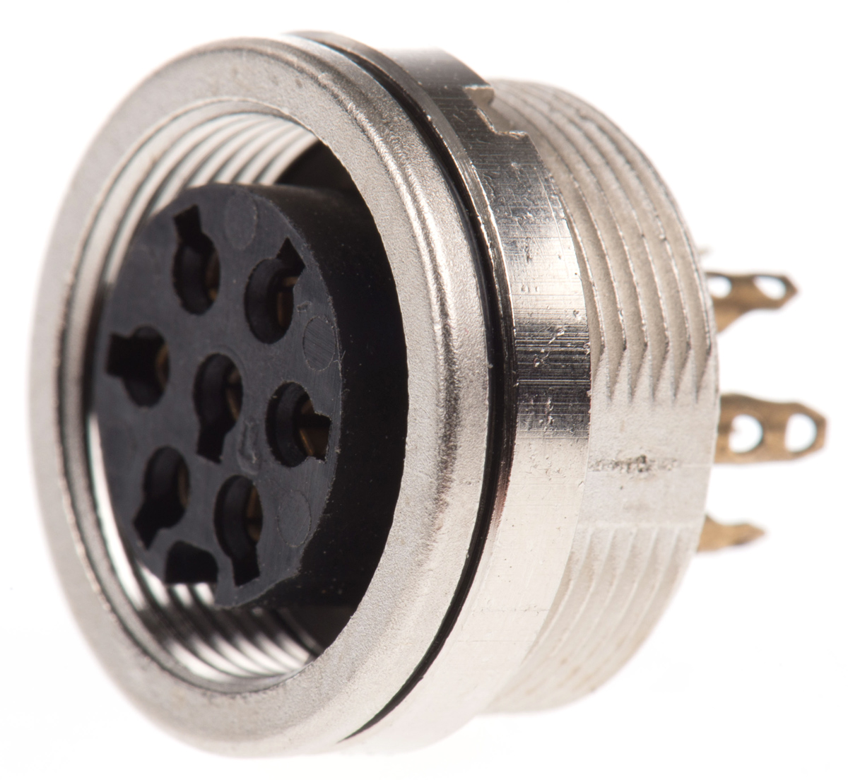 Lumberg 7 Pole Din Socket, DIN EN 60529, 5A, 250 V ac IP68, Female, Panel Mount
