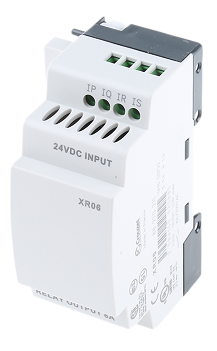 Crouzet Millenium 3 Series I/O module for Use with Millenium 3 Series, 24 V dc Supply, Relay Output, 4-Input, Digital