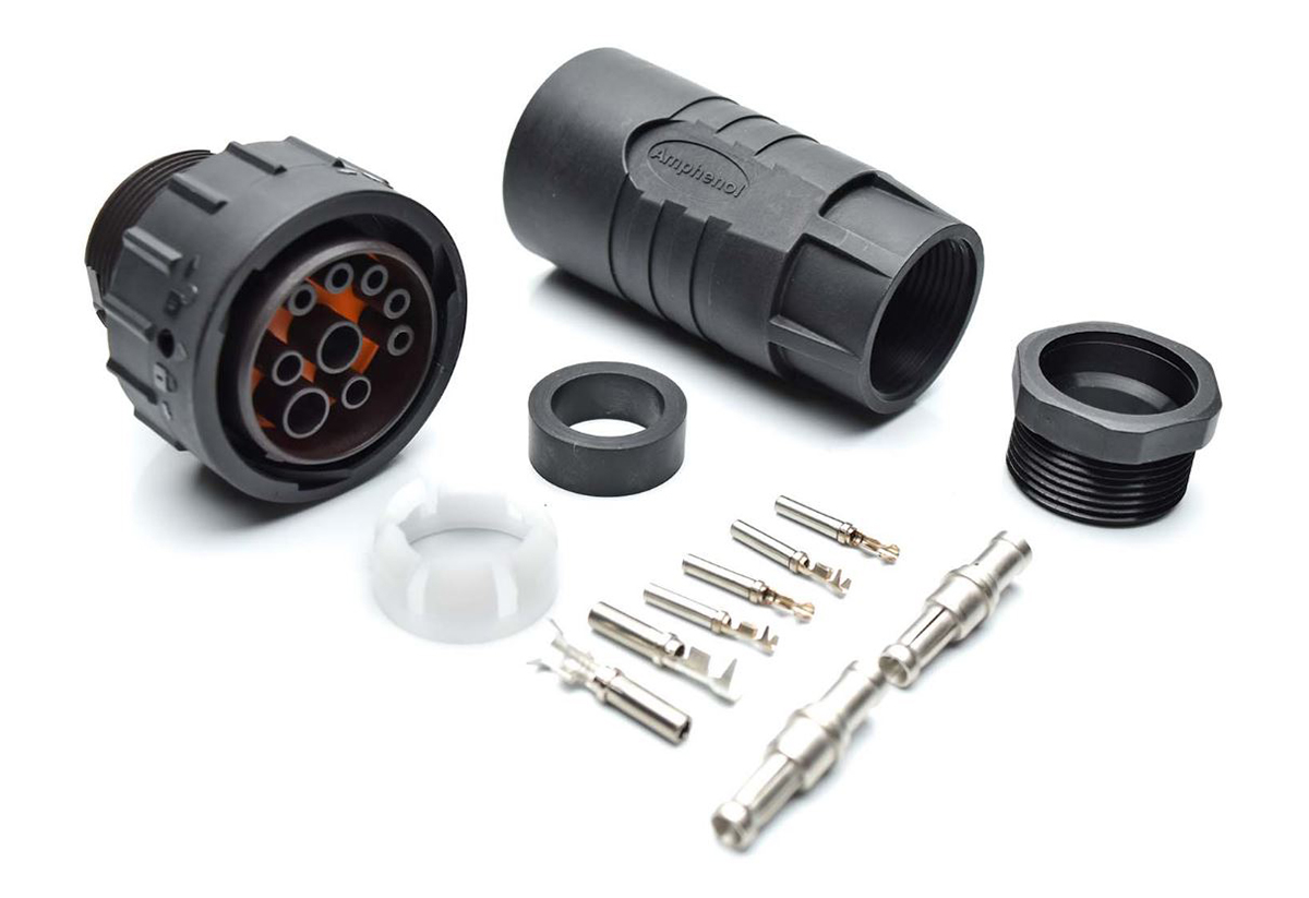 Amphenol Industrial Circular Connector, 9 Contacts, Cable, Standard Connector, Socket, Female, IP67, IP69K, Duramate