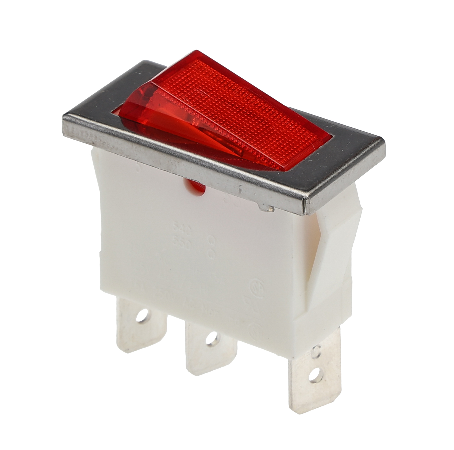 Arcolectric (Bulgin) Ltd Illuminated SPST, On-Off Rocker Switch Panel Mount