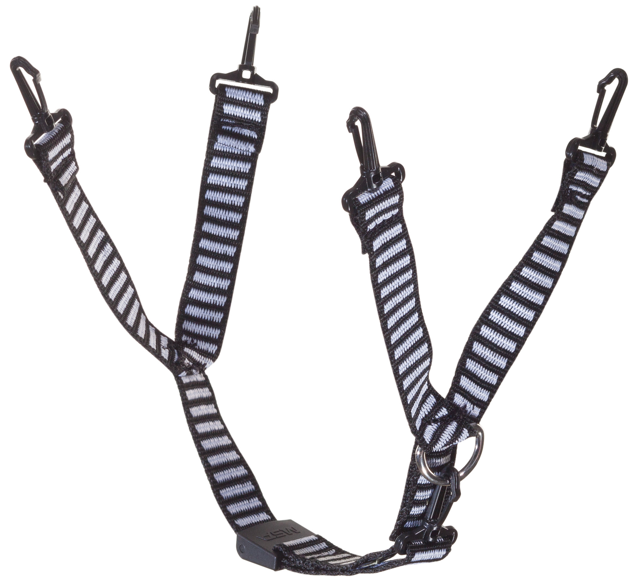 MSA Safety Polyester Webbing Black, White Hard Hat Chin Strap, V - Gard 520 Helmets