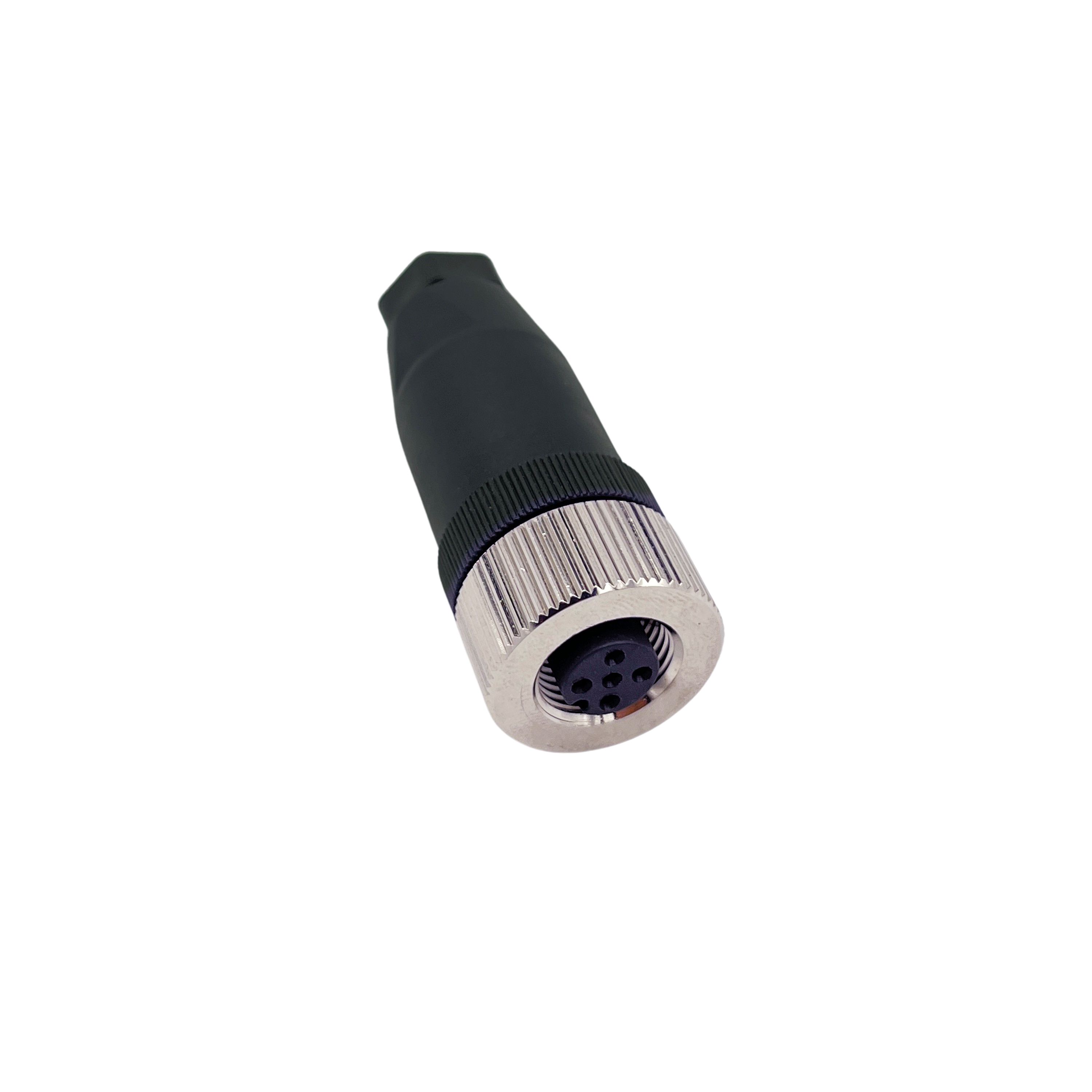 Norcomp Circular Connector, 5 Contacts, Free Hanging, M12 Connector, Plug, Socket, Female, IP66, M12 Series