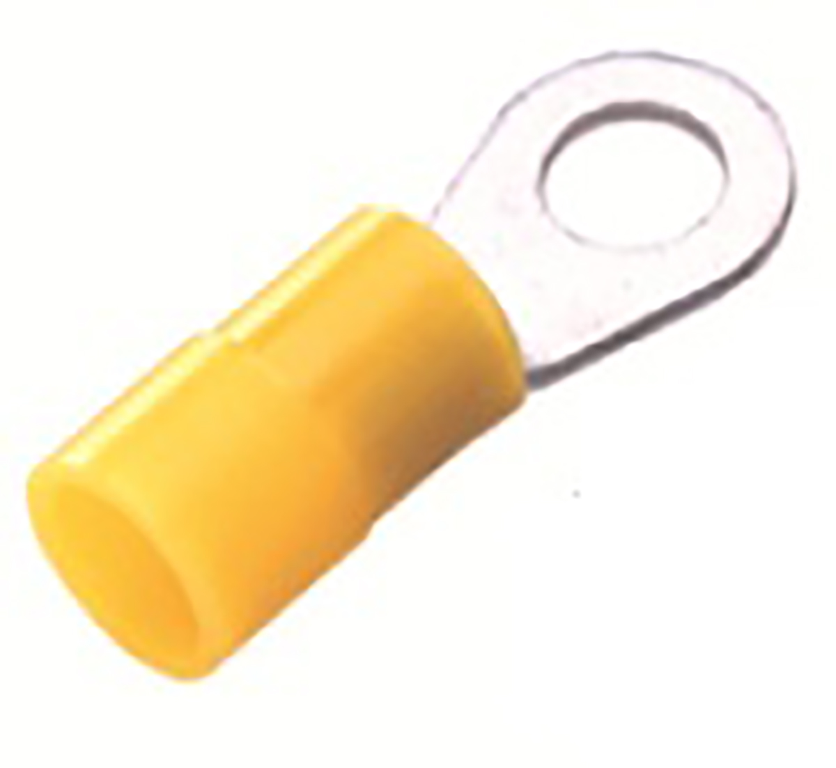 RS PRO Insulated Ring Terminal, 8.4mm Stud Size, 2.5mm² to 6mm² Wire Size, Yellow
