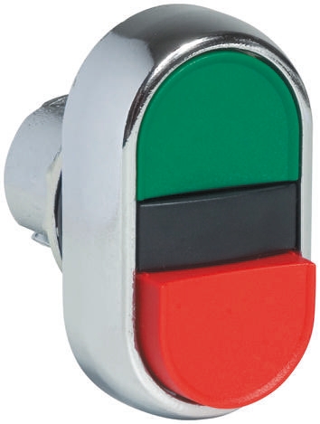 Allen Bradley 800F Series Green/Red/Green Momentary Push Button Head, 22mm Cutout, IP65