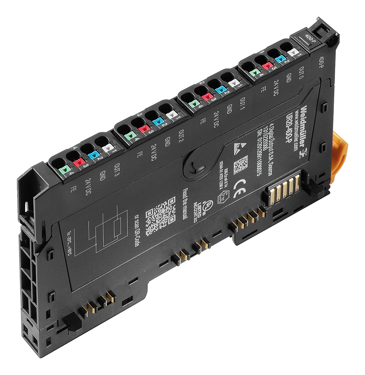 Weidmuller NX Series Remote I/O Module, Digital, 24 V dc