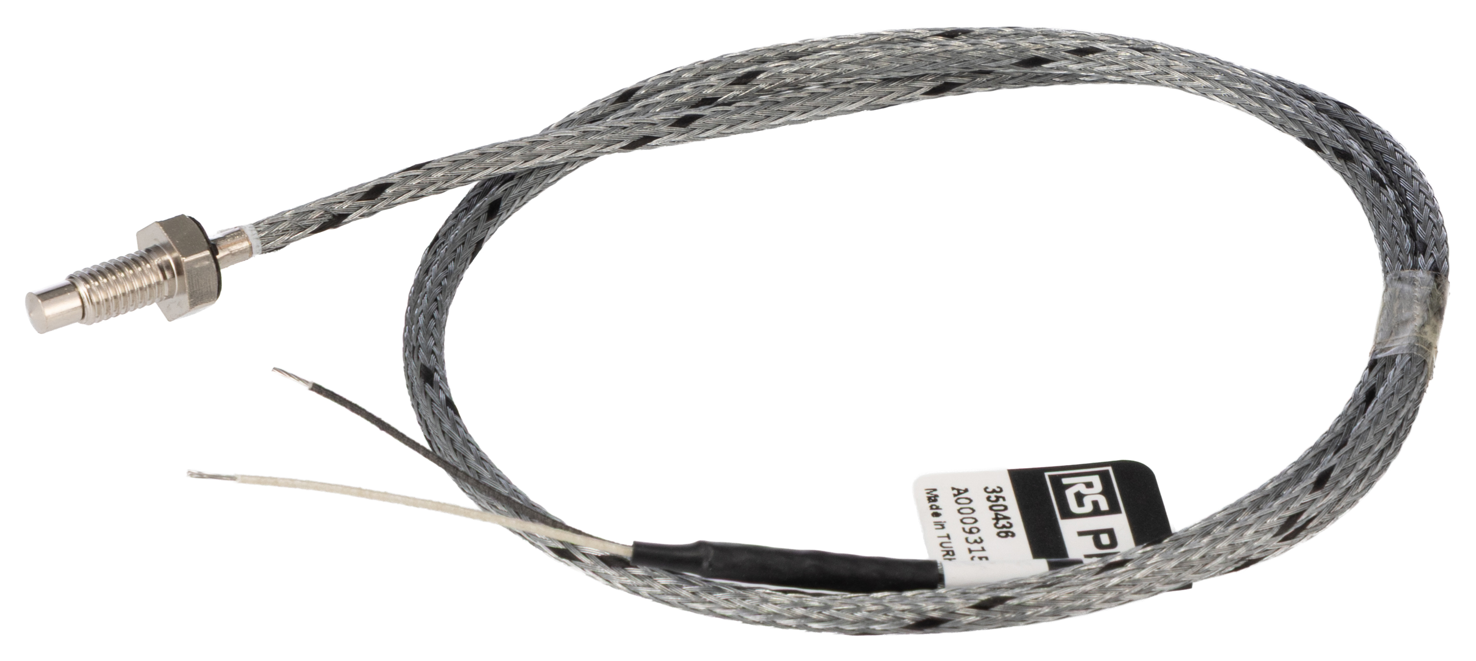RS PRO Type J Thermocouple 13mm Length, 4.5mm Diameter, -50°C → 400°C