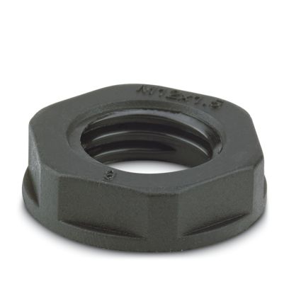 Phoenix Contact Black Nylon 66 Cable Gland Locknut, PG7mm Thread