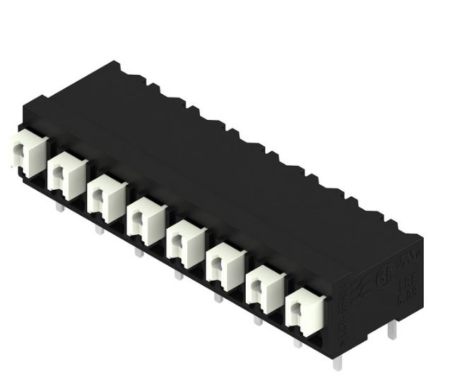 Weidmuller LSF Series PCB Terminal Block, 2-Contact, 5.08mm Pitch, Surface Mount, 1-Row, Through Hole Termination