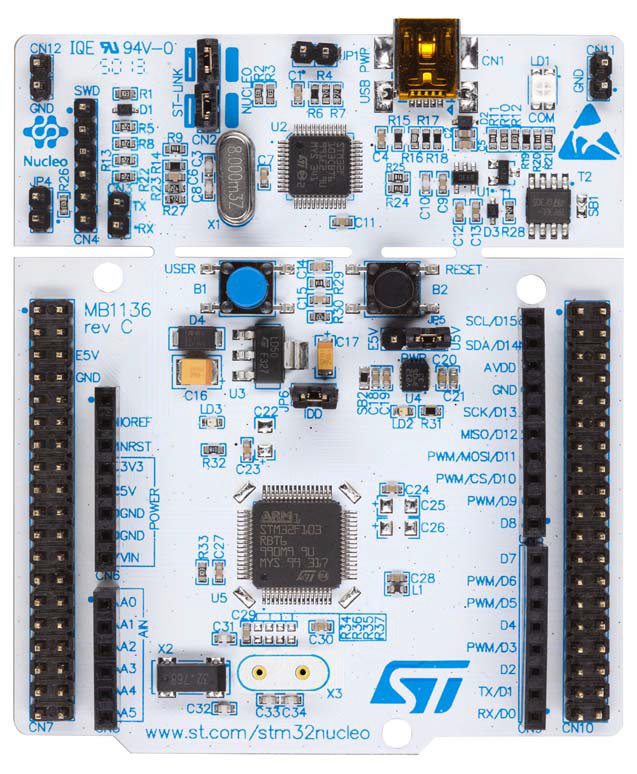 STMicroelectronics STM32 Nucleo-64 MCU Development Board NUCLEO-L010RB