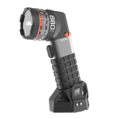 NEBO LED Torch Black - Rechargeable 450 lumens, 198 mm