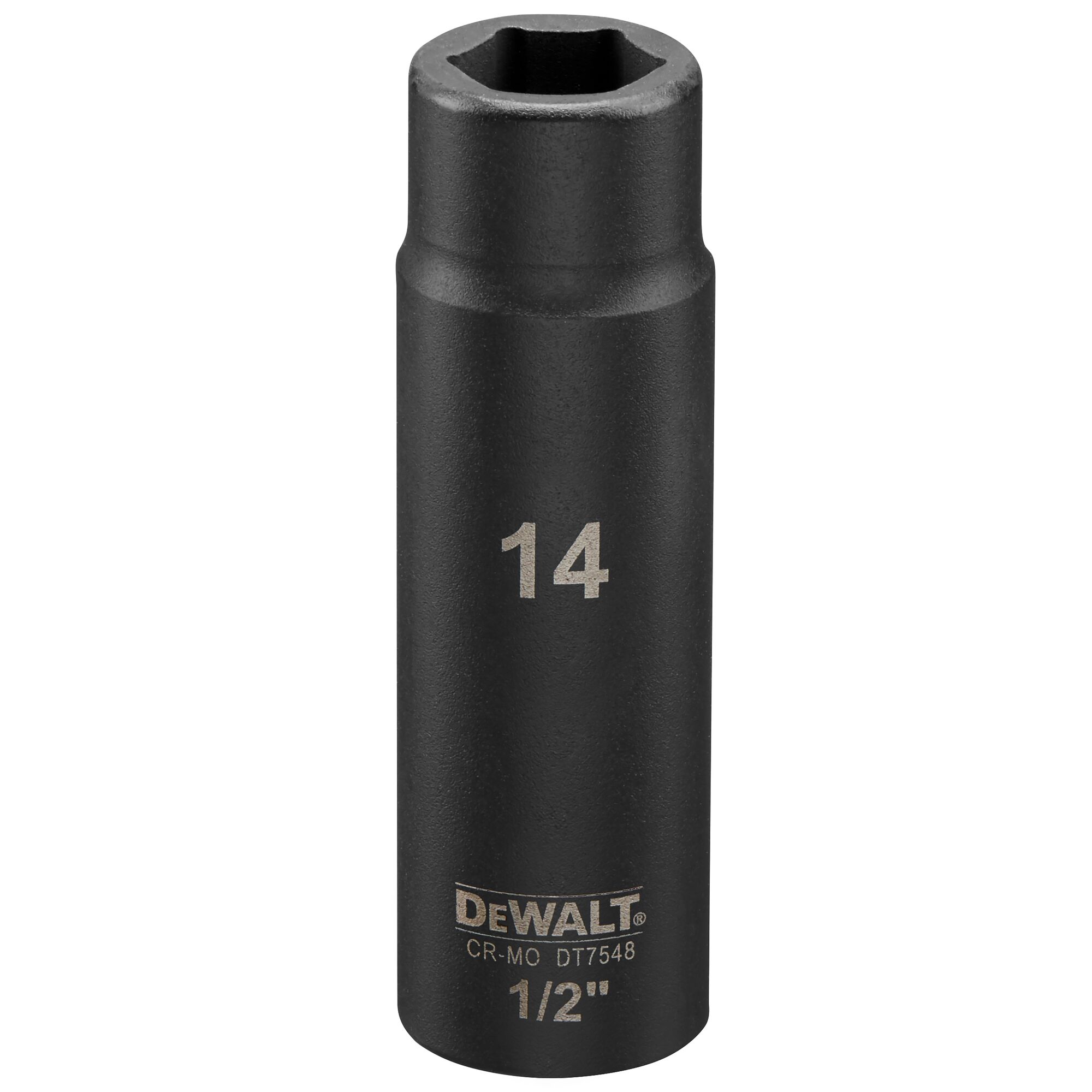DeWALT 14mm, 1/2 Drive Impact Socket, 78 mm length