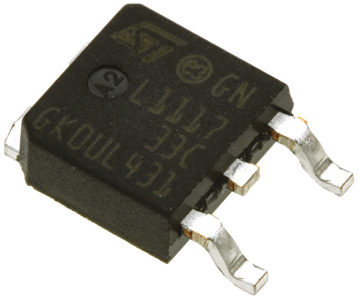 STMicroelectronics LD1117DT33CTR, Voltage Regulator 12 W 15V 3-Pin