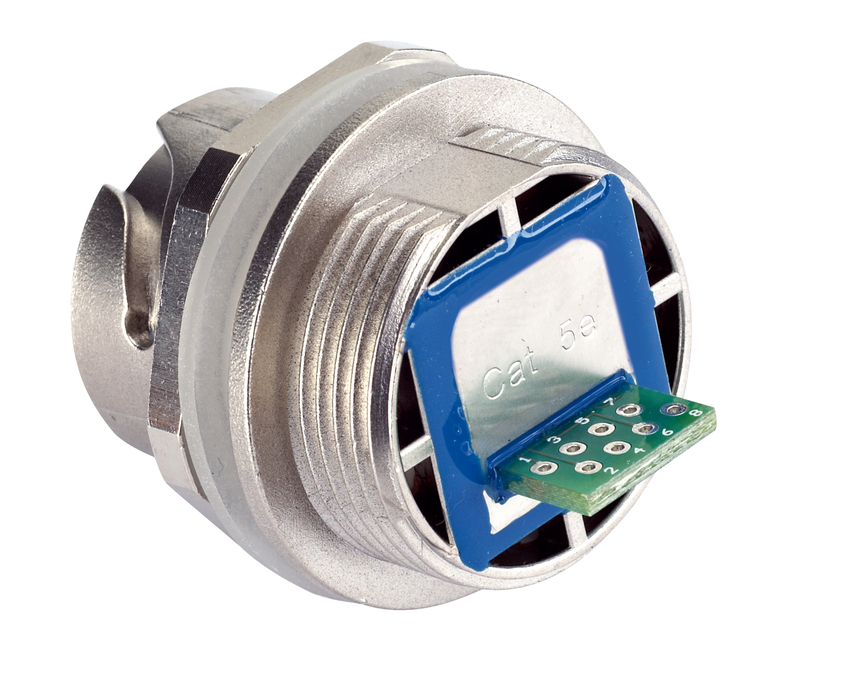 Amphenol CONEC Straight, Panel Mount, Socket- Single Port Type A 2.0 IP67 USB Connector