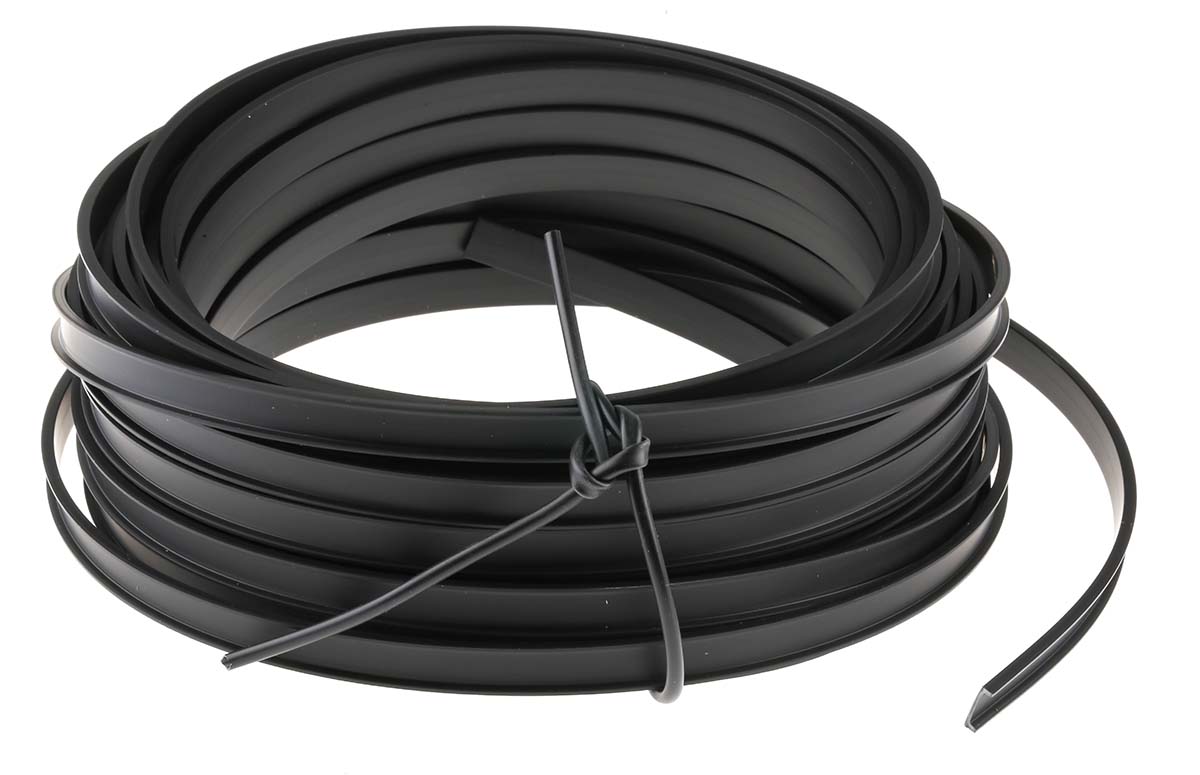 HellermannTyton Black Cable Tie Mount 10.3 mm x 25m, 10.3mm Max. Cable Tie Width
