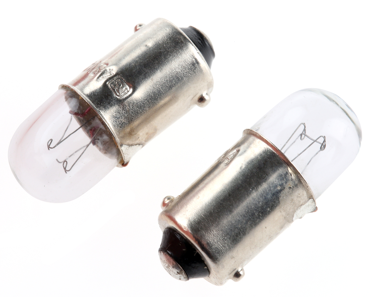 RS PRO BA9s Indicator Light, Clear, 48 V, 42 mA, 5000h