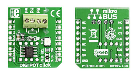 MikroElektronika DIGIPOT Click for MCP4161