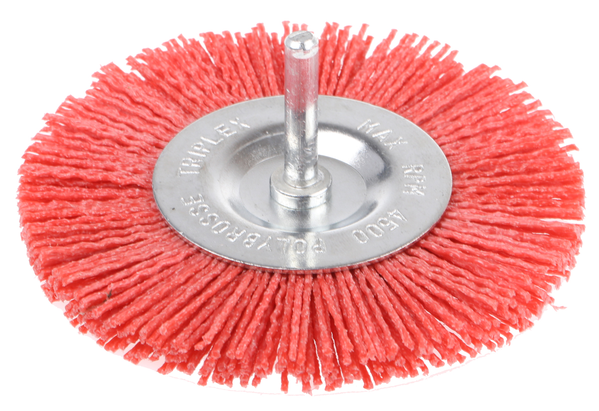 Tivoly Nylon Circular Abrasive Brush, 100mm Diameter