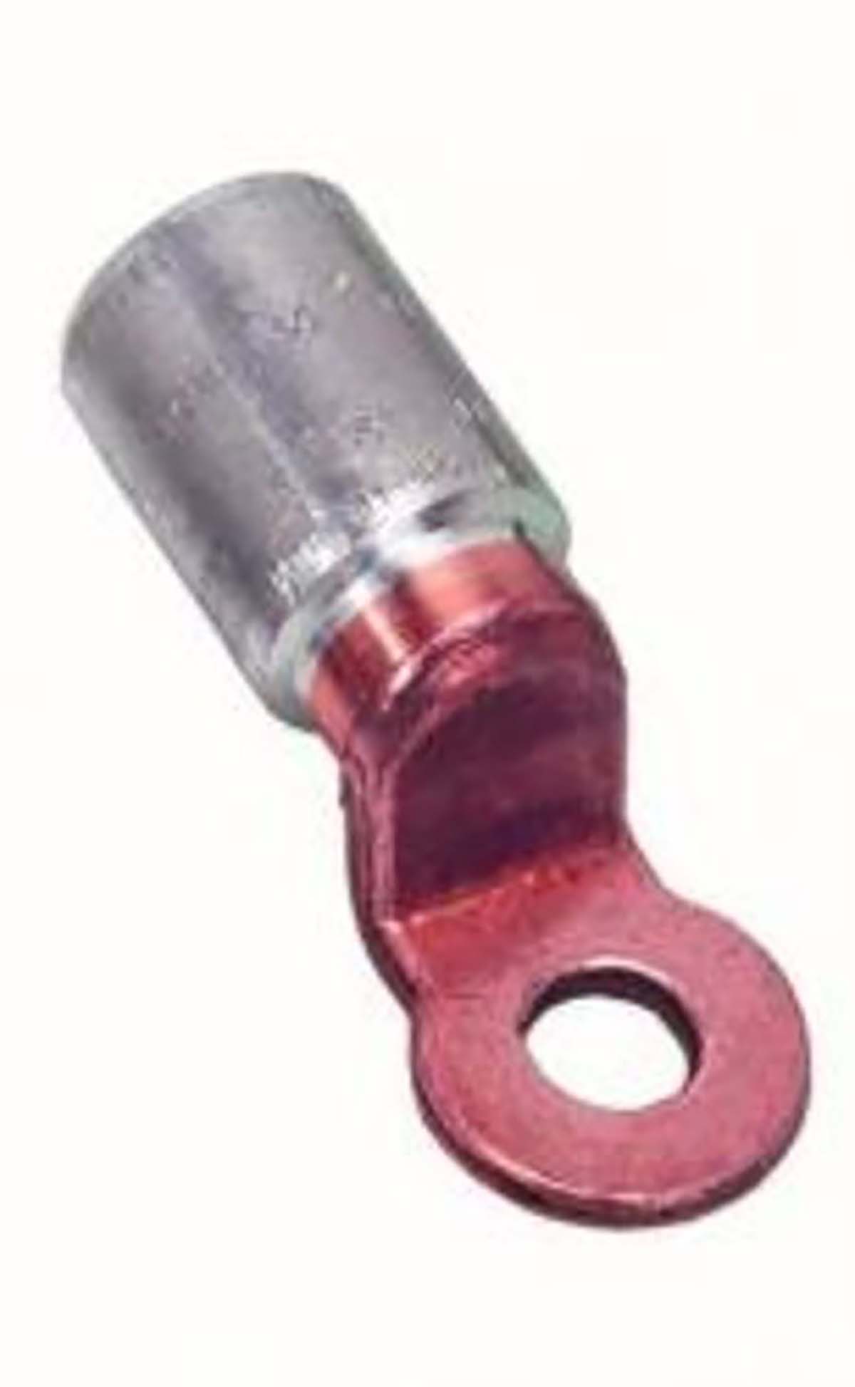 MECATRACTION, ICAU Uninsulated Ring Terminal, M10 Stud Size to 120mm² Wire Size