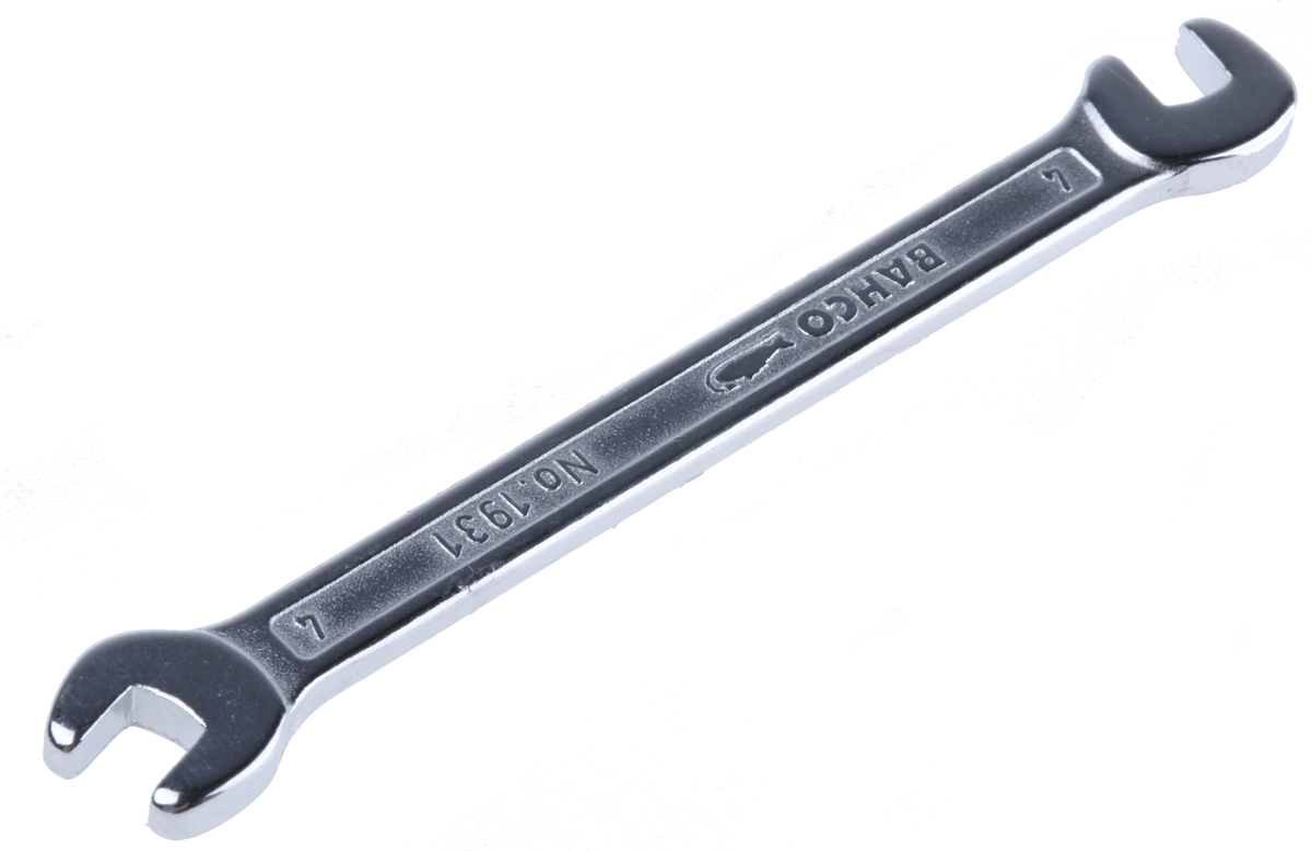 Bahco Double Ended Open Spanner, 4mm, Metric, Double Ended, 80 mm Overall