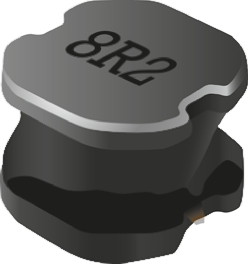 Bourns, SRN6045, 6045 Yes Wirewound Surface Mount Inductor with a Ferrite Core, 2.2 μH Semi Shielded ±30 % 3.5 A Idc