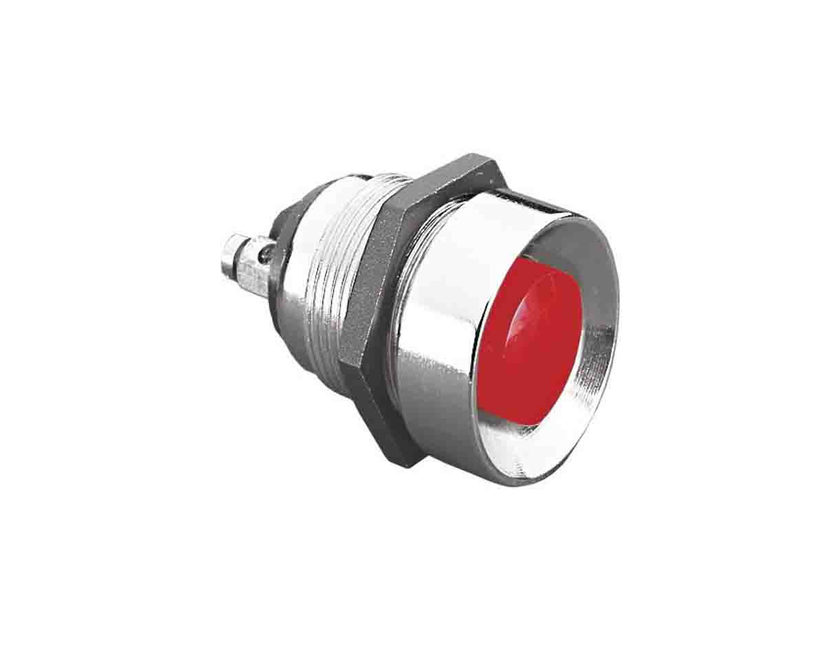 Bulgin Push Button Switch, Momentary, Panel Mount, 19.2mm Cutout, SPST, 50V