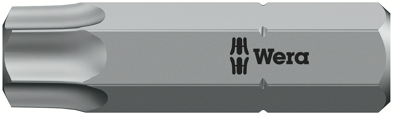 Wera Tamperproof Torx Screwdriver Bit, T40 Tip