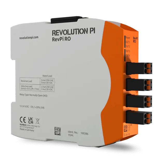 Revolution PI PR100 Series Module for Use with RevPi Core and RevPi Connect Base Modules, 24 V dc Supply, 4-Input